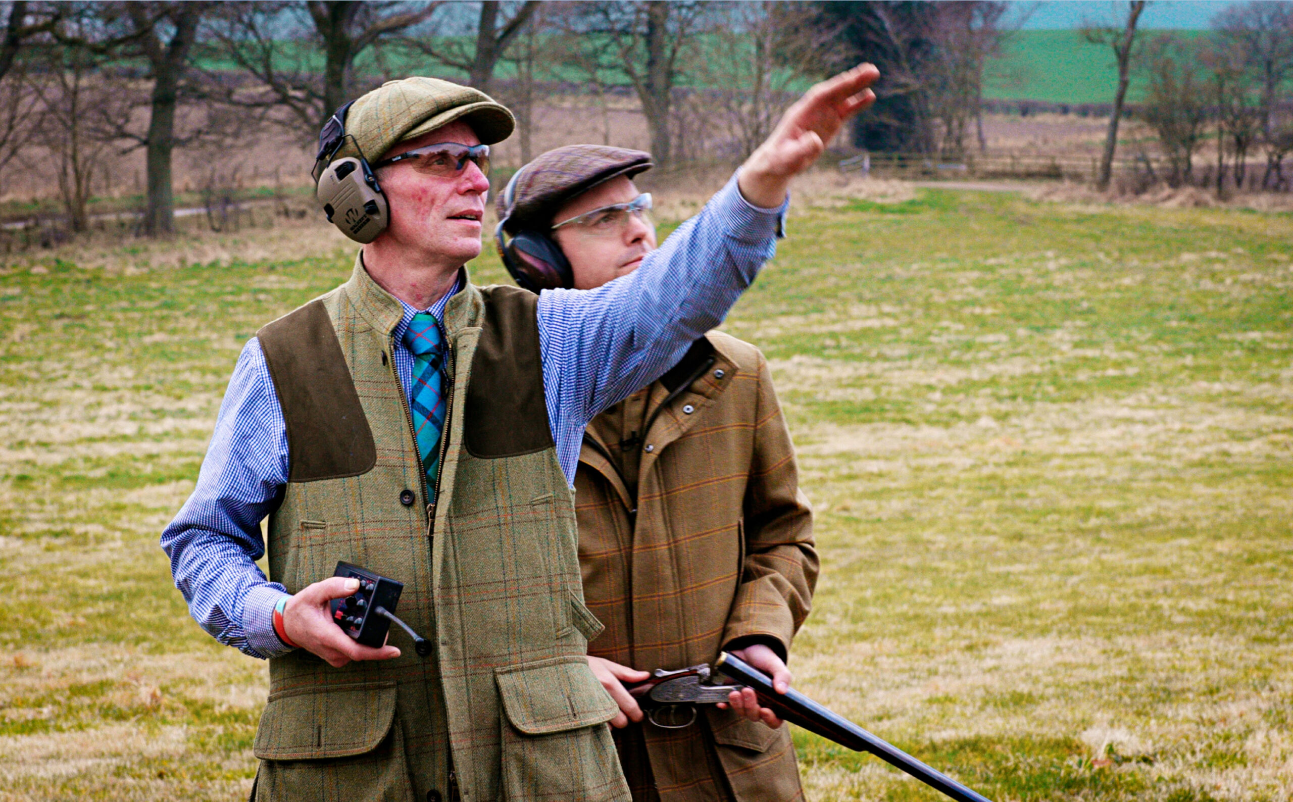 Simulated driven game shooting Scotland
